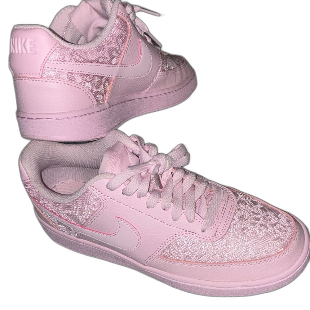 Nike Air Force 1 Low – Pink Lace/Glitter, Women’s 8 - Picture 7 of 8